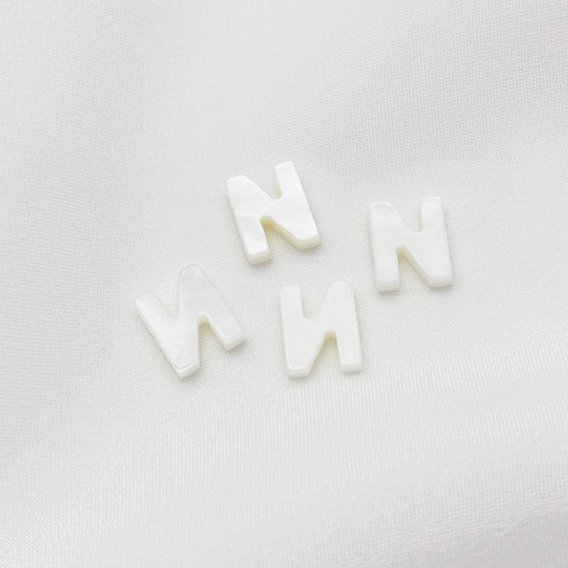 Shell Letters Words Charms Pendant Spare Piece-PMZS