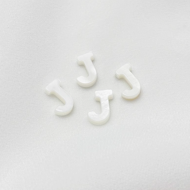 Shell Letters Words Charms Pendant Spare Piece-PMZS