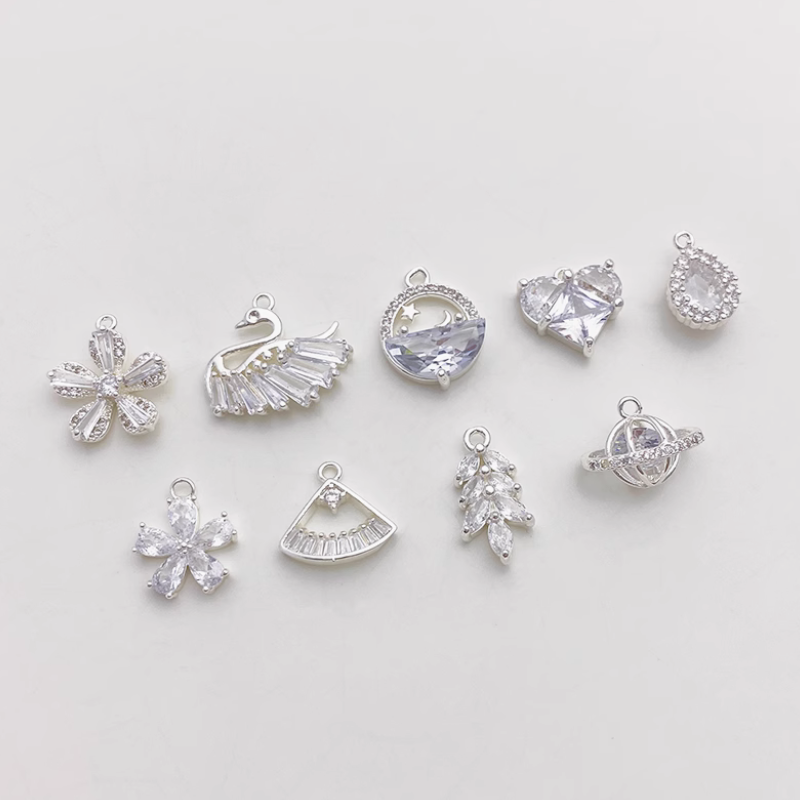 Brass Silver Plated Color Preservation Charms Collection