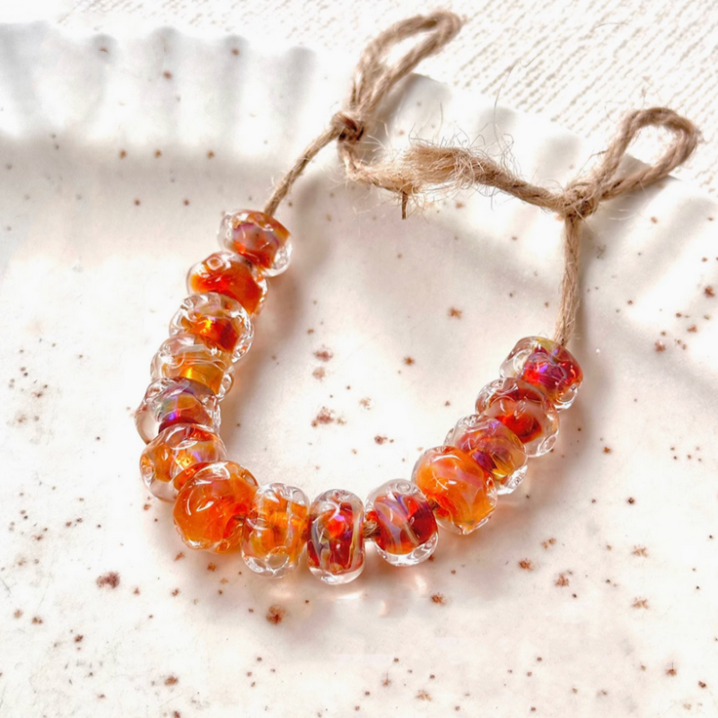Glass Beads Water WaterTexture Double Layer Color Irregular Beads