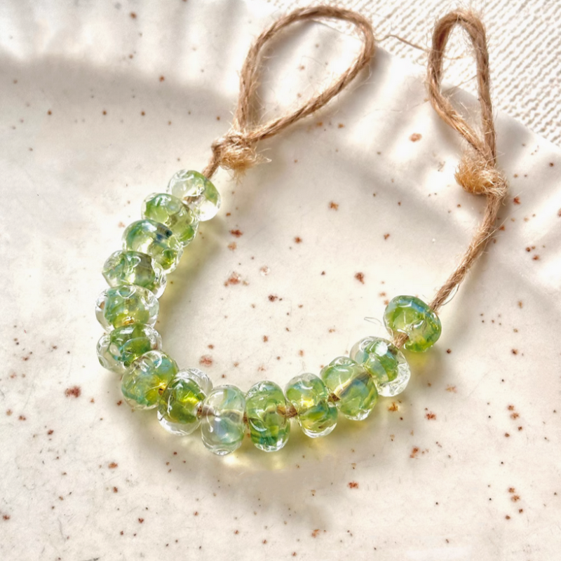 Glass Beads Water WaterTexture Double Layer Color Irregular Beads