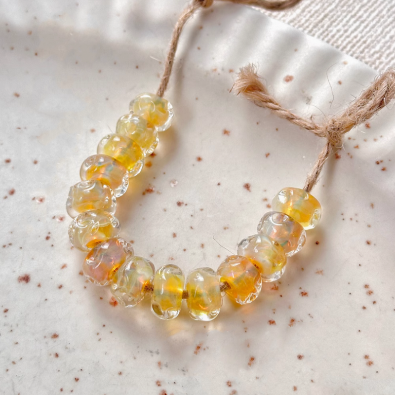 Glass Beads Water WaterTexture Double Layer Color Irregular Beads